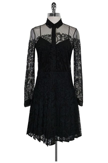 Burberry Black Short Casual Dress4 S