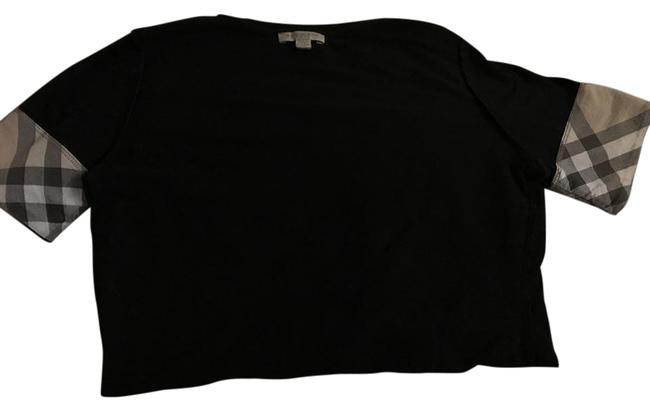 Burberry Black Sleeve Long Tee Shirt2 XS