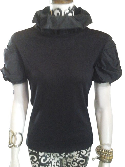 Burberry Black With Details Blouse12 L