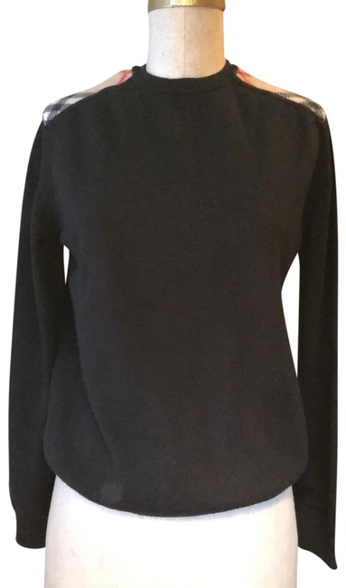 Burberry Black with Plaid Sweater