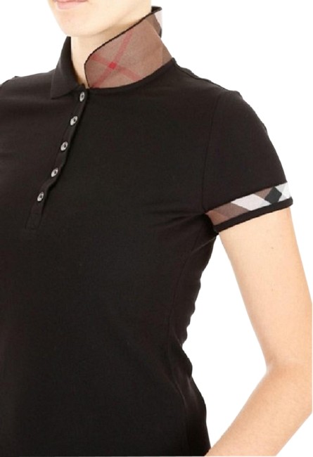 Burberry Black Women Polo Button down Top12 L
