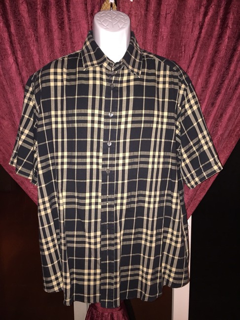 Burberry BlackBeige Tunic16 XL, Plus 0x
