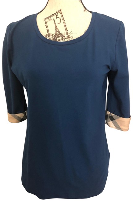 Burberry Blue 34 Sleeve Tunic12 L