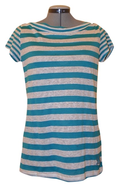 Burberry Blue Blouse4 S