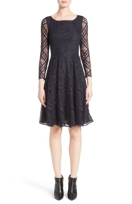 Burberry Blue Liliana Lace FitMid length Formal Dress4 S