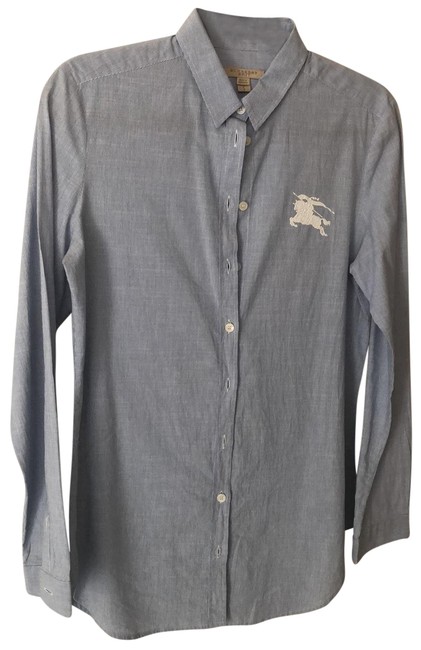 Burberry Blue Shirt Blouse4 S