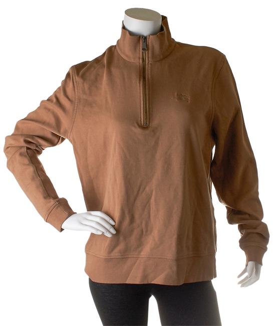 Burberry L Mens Brit Admiral Half zip26989 Brown Sweater