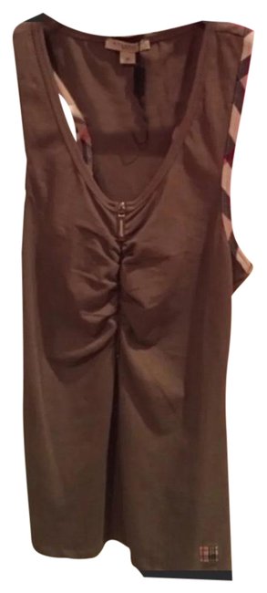 Burberry Brown Tank TopCamiPetite 8 M