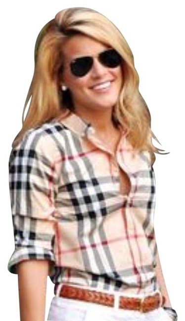 Burberry Brown Womens Shirt Button down Top4 S