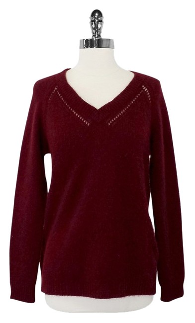 Burberry L Burgundy Cashmere Sweater