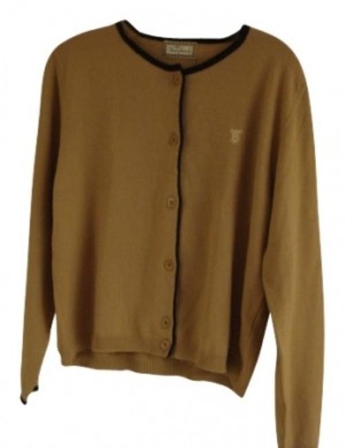 Burberry Camel Initial Sweater Black Tr Cardigan10 M