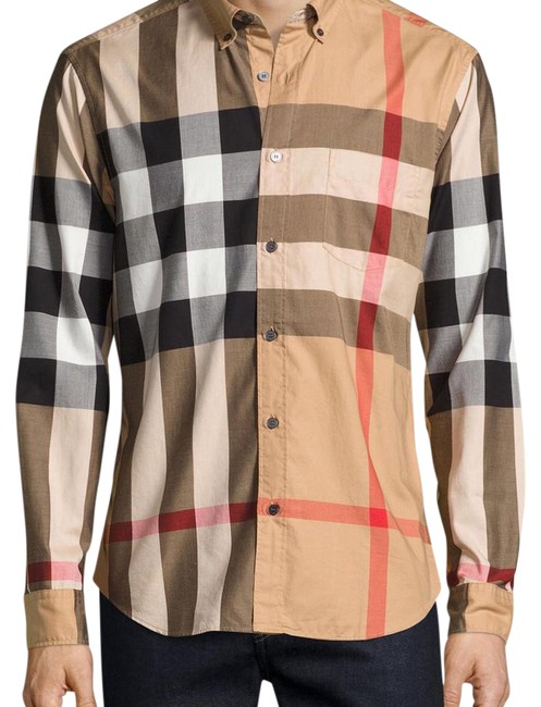 Burberry Camel Mens Tee Shirt12 L