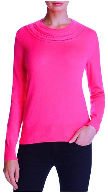 Burberry Cashmere Crewneck Pink Sweater
