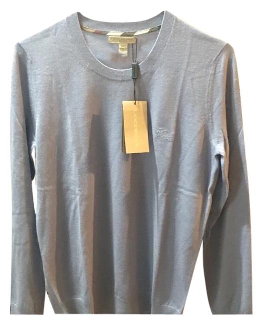 Burberry Cashmere Pale Blue Sweater