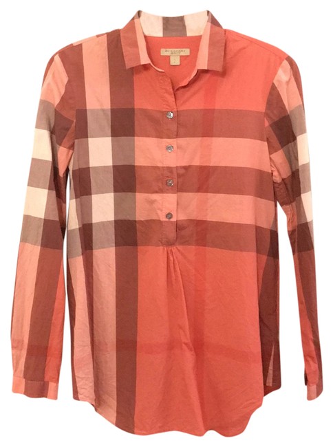 Burberry Check Shirt Blouse6 S