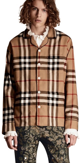 Burberry Check Shirt Button down Top4 S