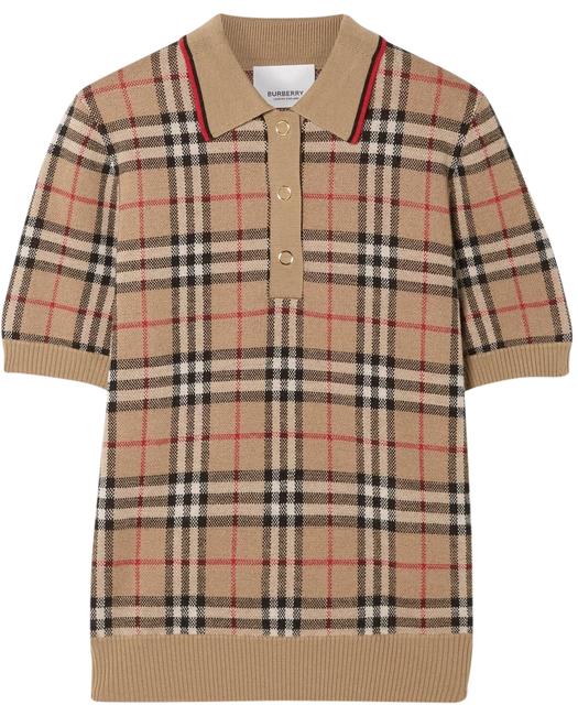 Burberry Checked Merino Medium Sweater