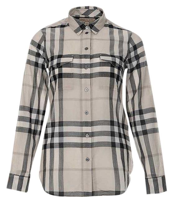 Burberry Chino House Check Cotton Shirt 4050386 Button down Top8 M