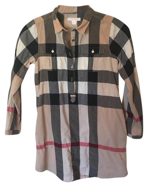 Burberry Classic Print Mid length Short Casual DressOS one size