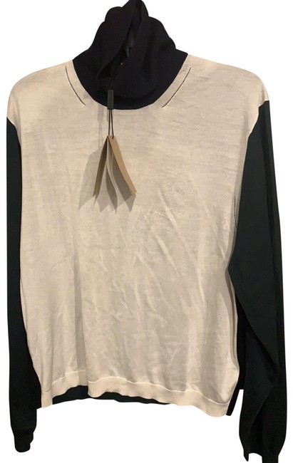 Burberry Cream NavyGreen Sweater
