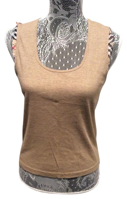 Burberry Cream Tank TopCami8 M