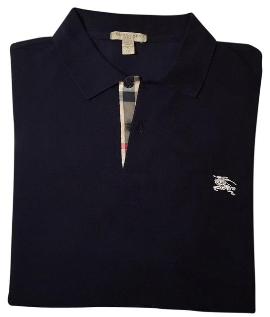 Burberry Dark Navy Mens Polo 4500388781 Tee Shirt16 XL, Plus 0x