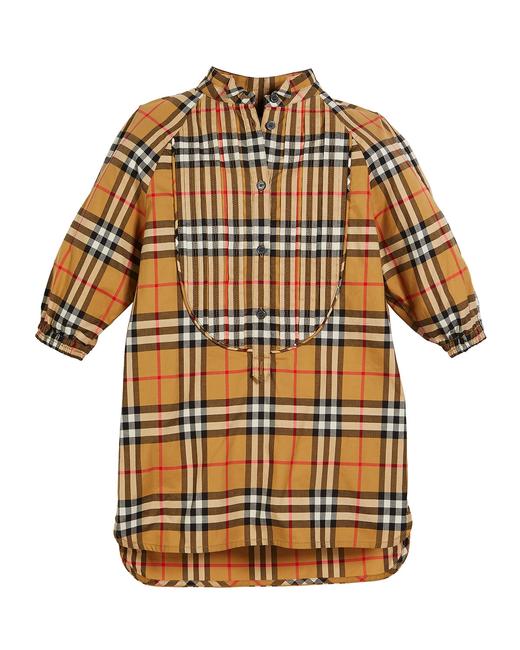 Burberry Elodie Long sleeve Pintucked Short Casual DressOS one size