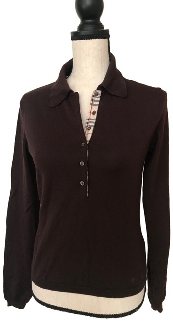 Burberry Fine Merino Brown Sweater