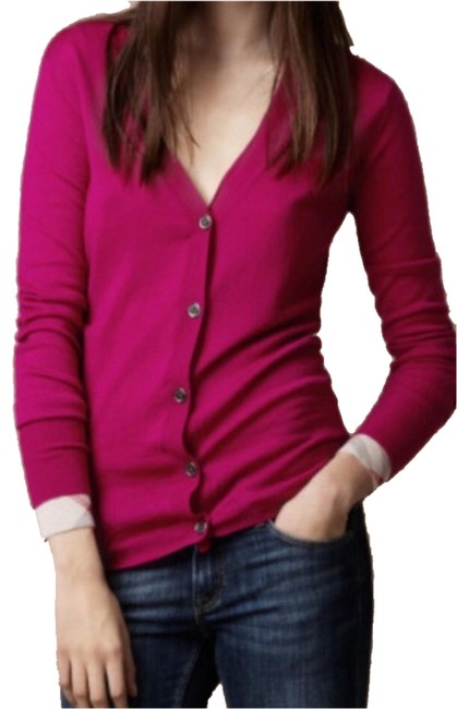 Burberry Fuchsia Cardigan8 M