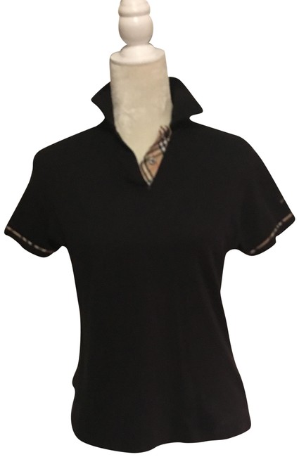 Burberry Black Golf Button down Top2 XS