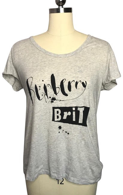 Burberry Gray Black Ink Splatter Tee Shirt12 L