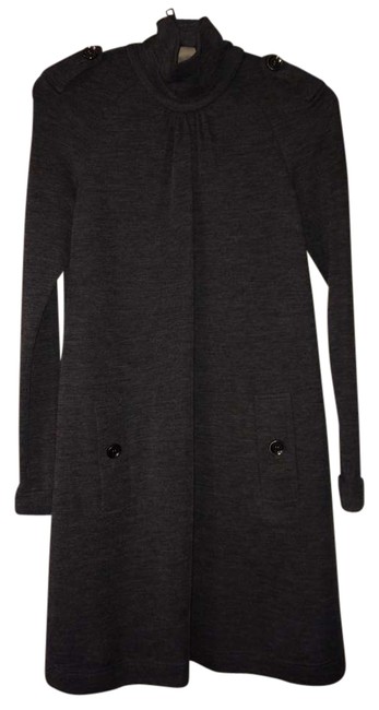 Burberry Gray Knee Length WorkOffice Dress4 S