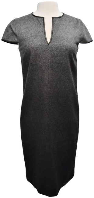 Burberry Gray Ombre Mid length WorkOffice Dress4 S