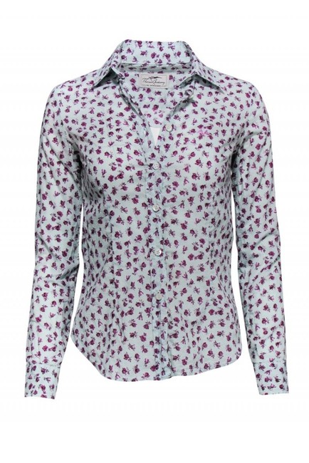 Burberry Green Blouse4 S