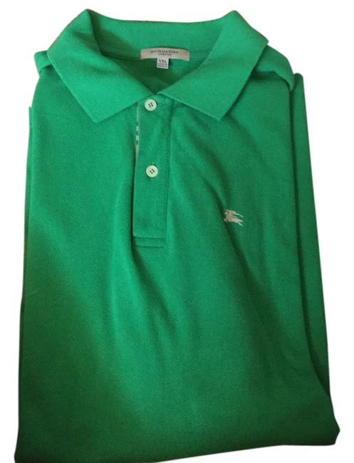 Burberry Green Mens Polo Button down Top24 Plus 2x
