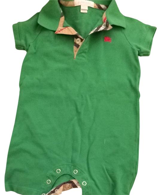 Burberry Green Short Casual Dress0 XS