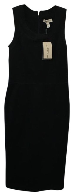Burberry Ink Knee Length WorkOffice Dress6 S