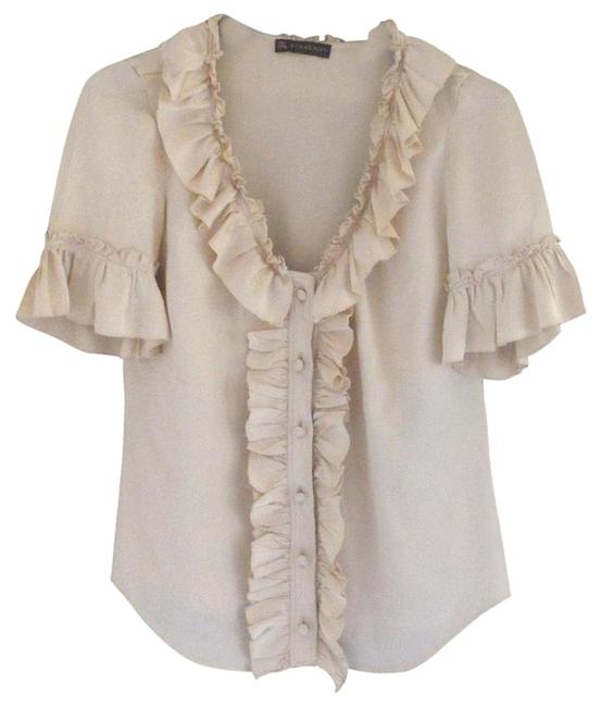 Burberry Ivory Silk Blouse
