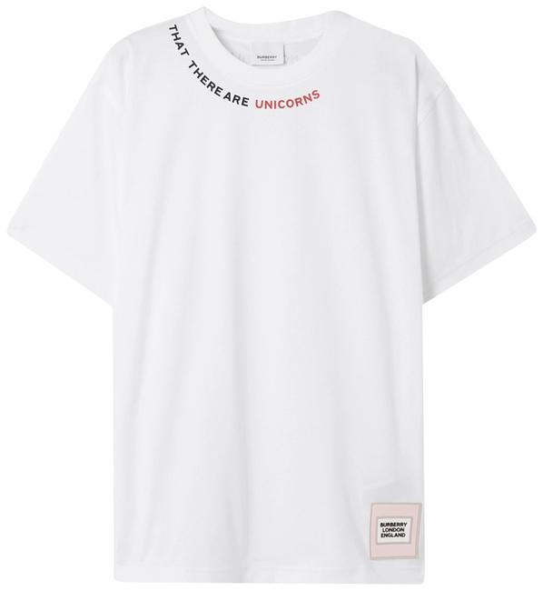 Burberry Jersey Printed Stretch cotton T shirt Tee Shirt00 XXS