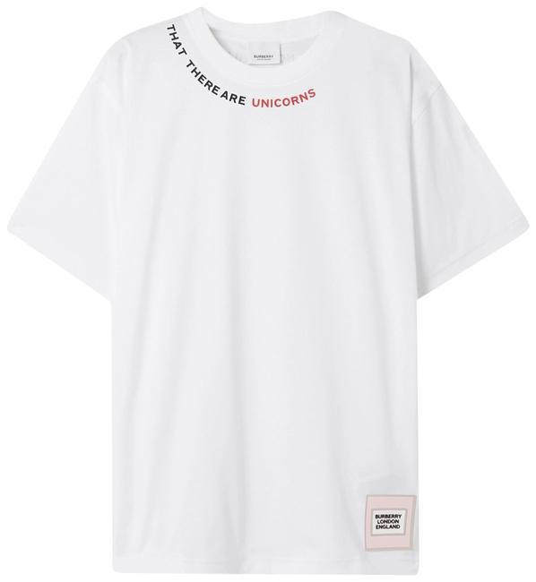 Burberry Jersey Printed Stretch cotton T shirt Tee Shirt4 S