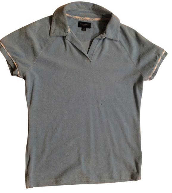 Burberry Ligh Blue Tee Shirt4 S