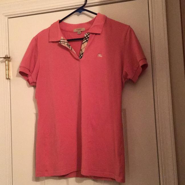 Burberry Light Salmon Pink London Tee Shirt8 M