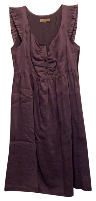 Burberry Lilac Mid length Short Casual Dress6 S