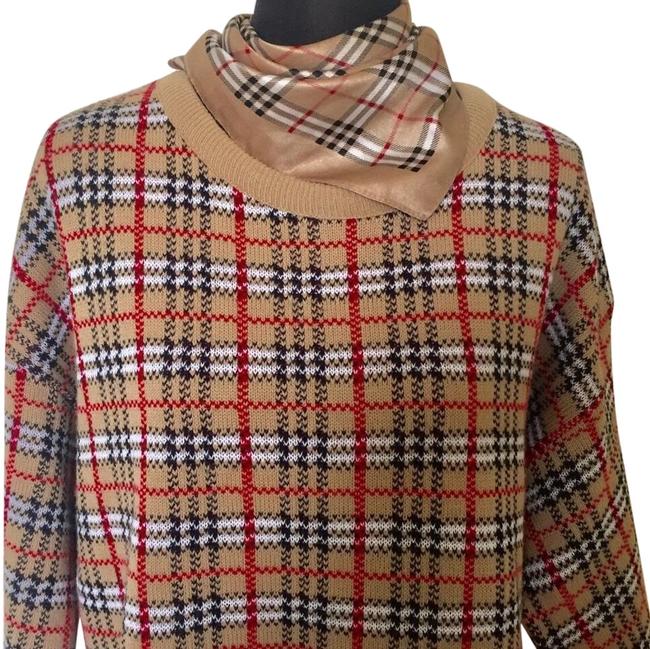 Burberry London Nova Check Tunic Sweater