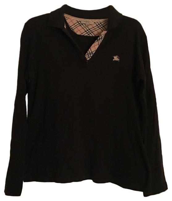 Burberry Long Sleeved Black Sweater
