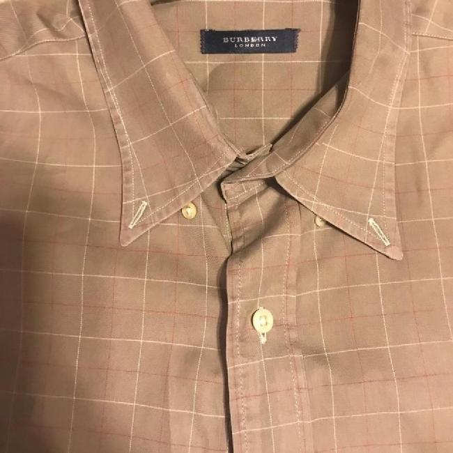 Burberry Mens Long Sleeve Plaid Shirt Button down Top16 XL, Plus 0x