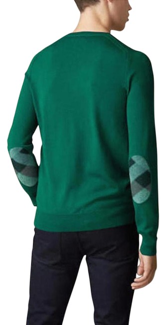 Burberry L Mens Check Long Sleeve Sweater