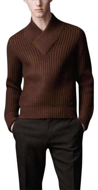 Burberry XL Mens Cotton Silk Cable Knit Sweater