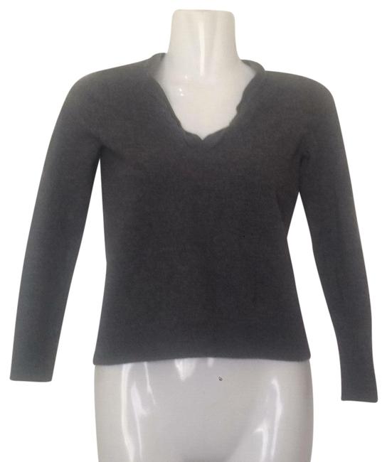 Burberry Merino Wool Gray Sweater