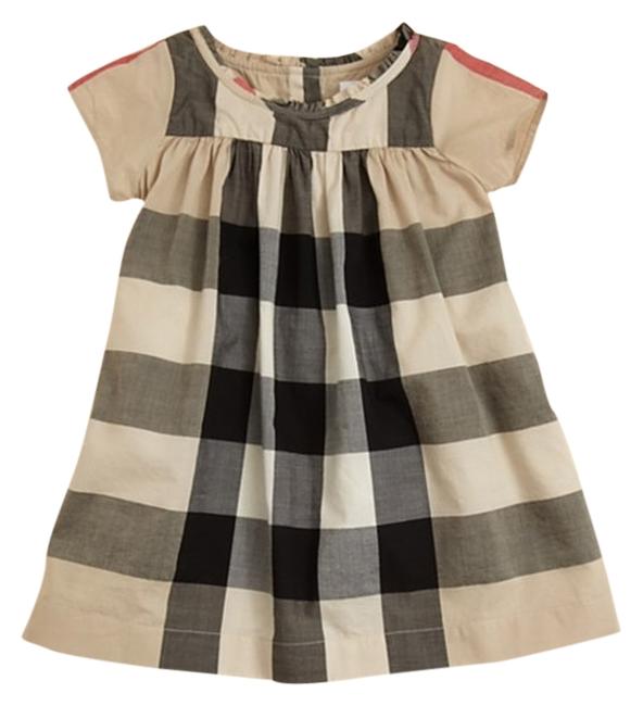 Burberry Multicolor Delia Mid length Short Casual Dress00 XXS